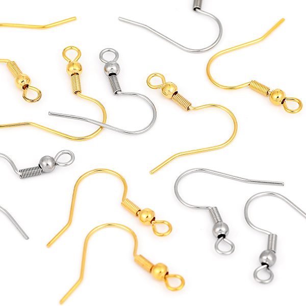 Hooks for gold earrings